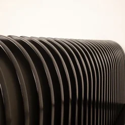 Pamono Vintage Bed in Wood and Brass by Pierre Cardin, 1980s Hot