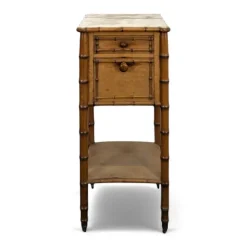 Pamono Vintage Bedside Table in Bamboo