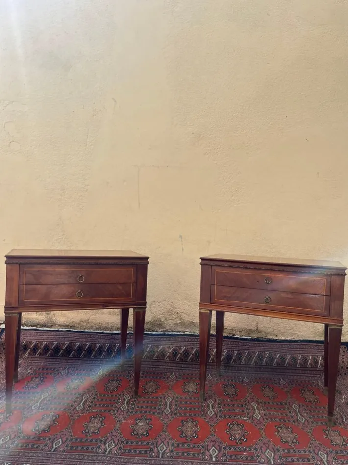 Pamono Vintage Bedside Tables by Paolo Buffa, 1950s, Set of 2 Sale