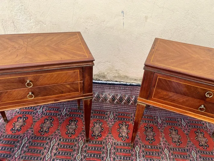 Pamono Vintage Bedside Tables by Paolo Buffa, 1950s, Set of 2 Sale