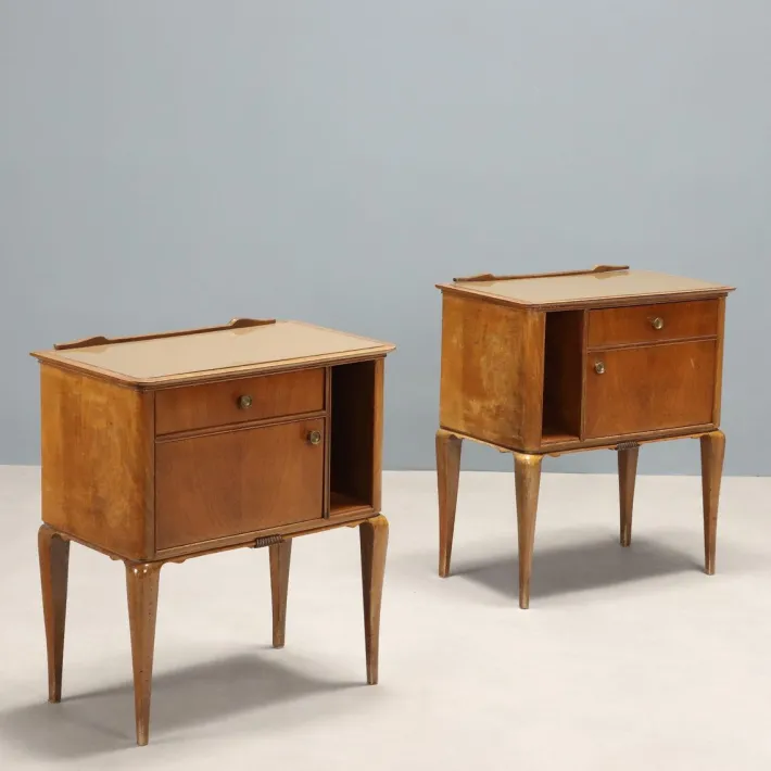 Pamono Vintage Bedside Tables, 1950s, Set of 2 Discount