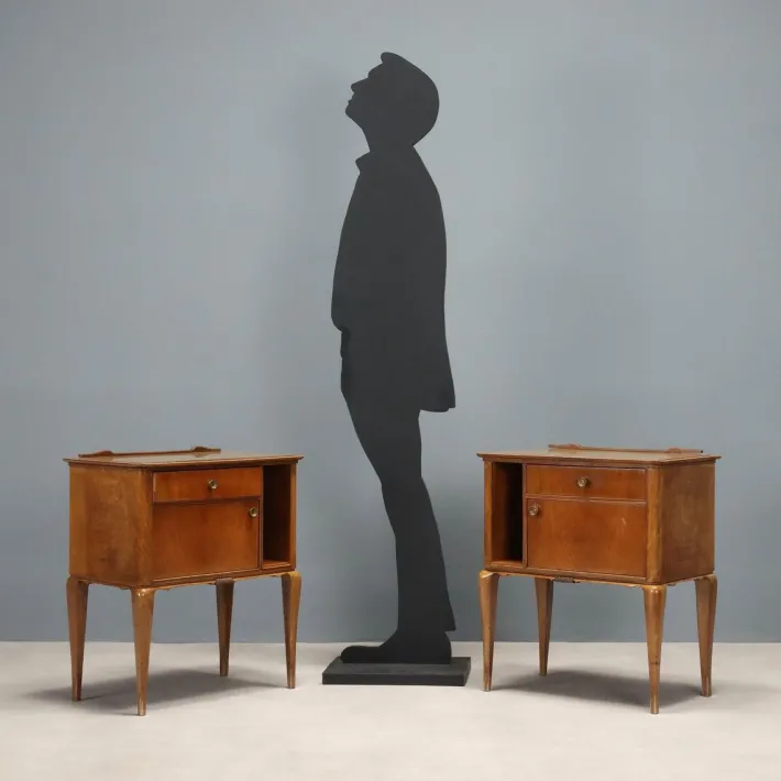 Pamono Vintage Bedside Tables, 1950s, Set of 2 Discount