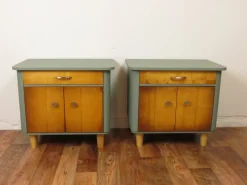 Pamono Vintage Bedside Tables, 1950s, Set of 2