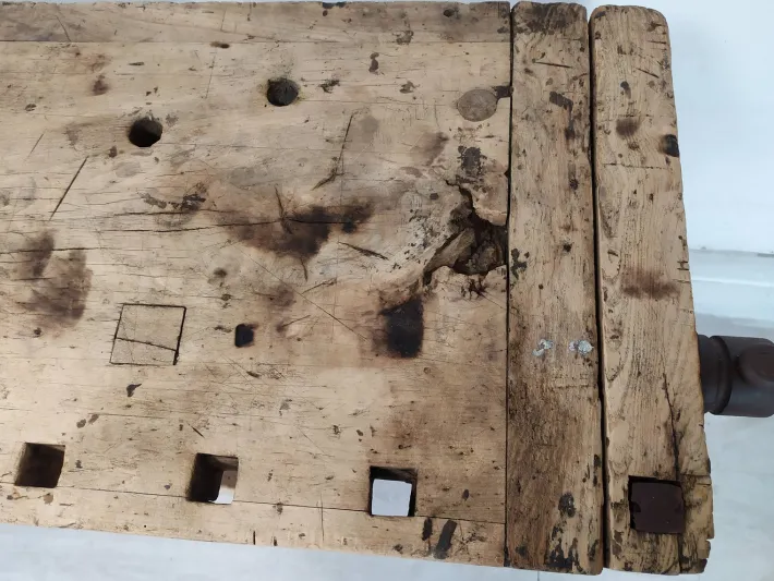 Pamono Vintage Beech Worktable, 1920s Outlet