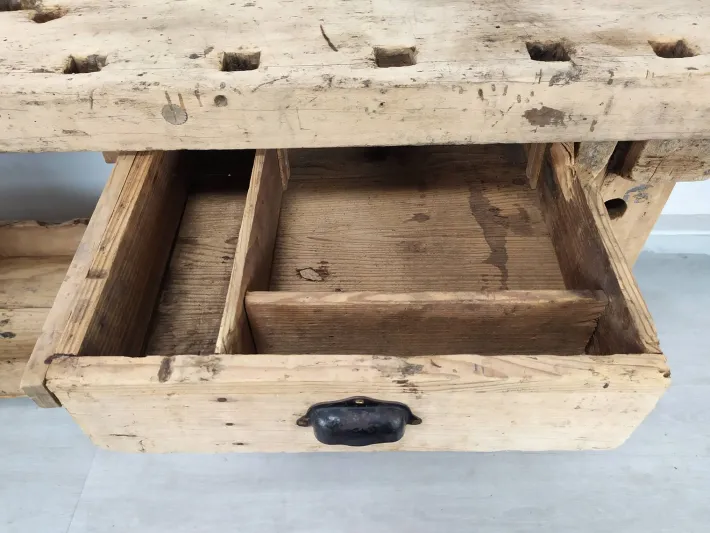 Pamono Vintage Beech Worktable, 1920s Outlet