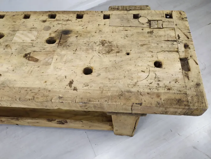 Pamono Vintage Beech Worktable, 1920s Outlet