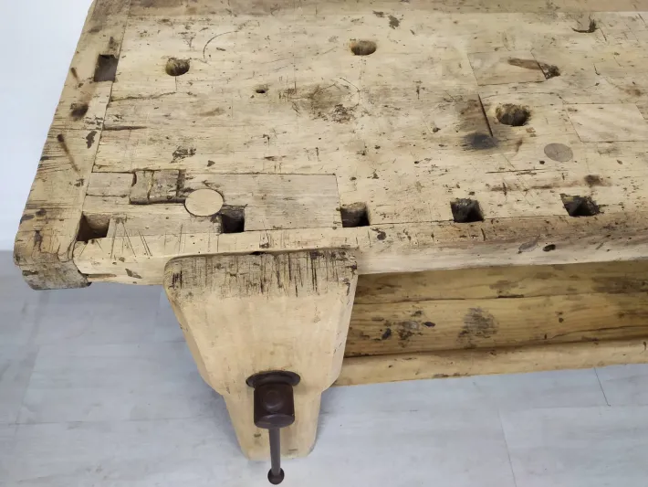 Pamono Vintage Beech Worktable, 1920s Outlet