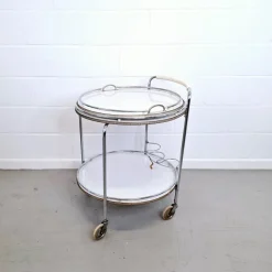 Pamono Vintage Belgian Serving Trolley, 1950s Best