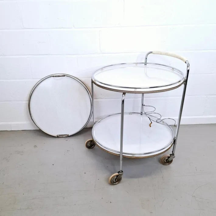 Pamono Vintage Belgian Serving Trolley, 1950s Best