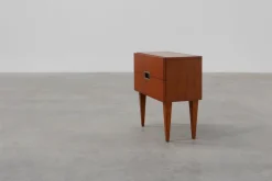 Pamono Vintage Belgian Teak Veneer Nightstand, 1950s Hot