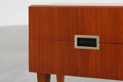 Pamono Vintage Belgian Teak Veneer Nightstand, 1950s Hot