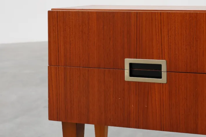 Pamono Vintage Belgian Teak Veneer Nightstand, 1950s Hot