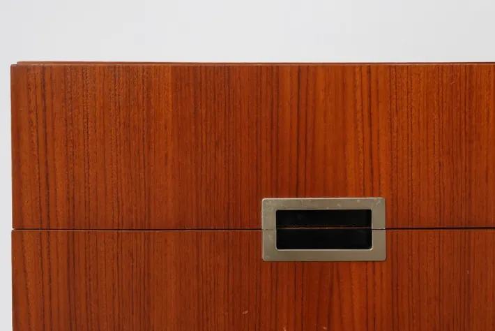 Pamono Vintage Belgian Teak Veneer Nightstand, 1950s Hot