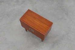 Pamono Vintage Belgian Teak Veneer Nightstand, 1950s Hot