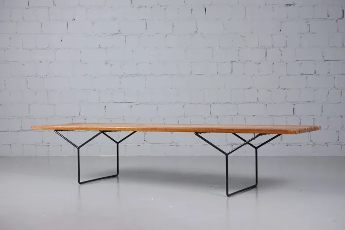 Pamono Vintage Bench 400 by Harry Bertoia for Knoll International, 1960s Outlet