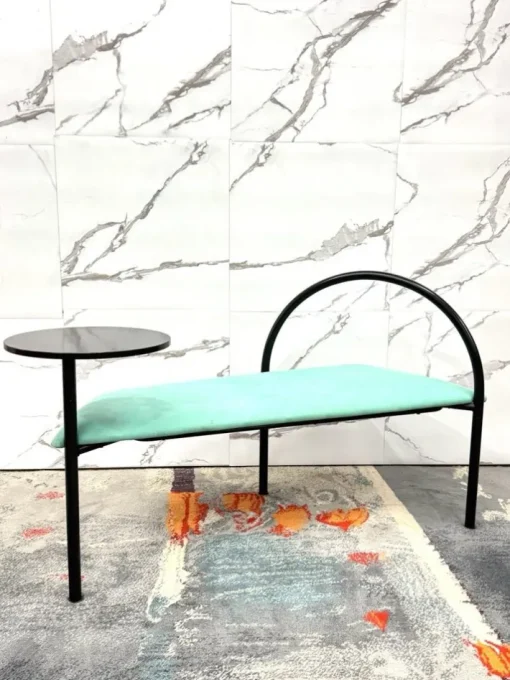 Pamono Vintage Bench in Metal, 1980 Discount