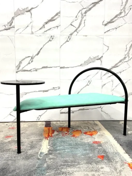 Pamono Vintage Bench in Metal, 1980 Discount