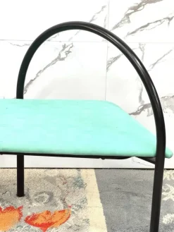 Pamono Vintage Bench in Metal, 1980 Discount
