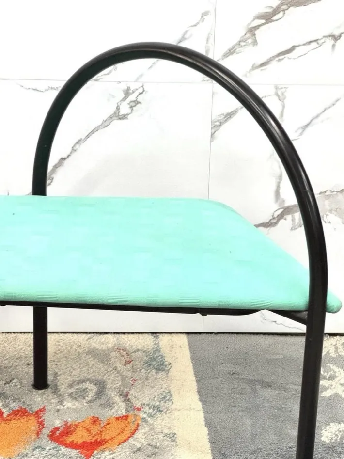 Pamono Vintage Bench in Metal, 1980 Discount