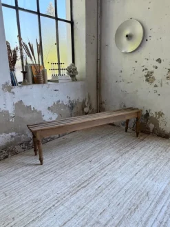Pamono Vintage Benches with Oak and Beech Slats, 1950, Set of 2