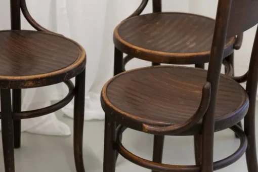 Pamono Vintage Bentwood Bistro Chairs from Fischel 1920s. Set of 6 Best