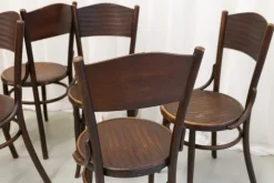 Pamono Vintage Bentwood Bistro Chairs from Fischel 1920s. Set of 6 Best