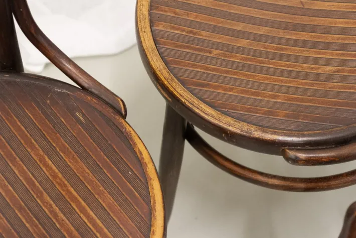 Pamono Vintage Bentwood Bistro Chairs from Fischel 1920s. Set of 6 Best