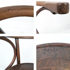 Pamono Vintage Bentwood Chair with Armrests, Mazowia Noworadomsk Discount