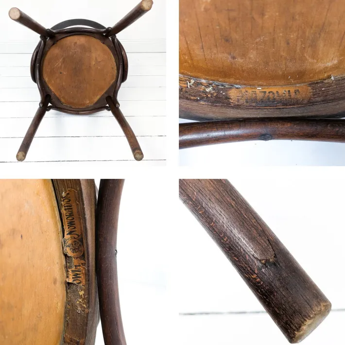 Pamono Vintage Bentwood Chair with Armrests, Mazowia Noworadomsk Discount