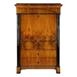 Pamono Vintage Biedermeier Secretaire in Walnut Discount