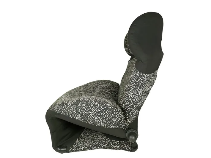 Pamono Vintage Black and White Wink Lounge Chair by Toshiyuki Kita for Cassina, 1980s Best