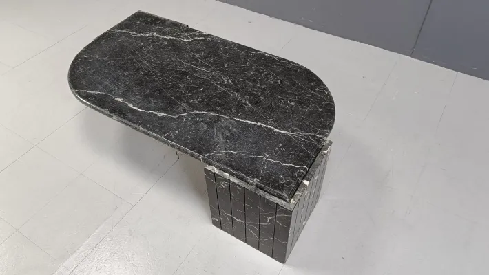 Pamono Vintage Black Marble Coffee Table from Roche Bobois, 1970s Online