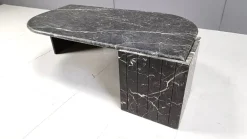 Pamono Vintage Black Marble Coffee Table from Roche Bobois, 1970s Online