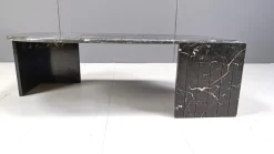 Pamono Vintage Black Marble Coffee Table from Roche Bobois, 1970s Online