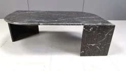 Pamono Vintage Black Marble Coffee Table from Roche Bobois, 1970s Online