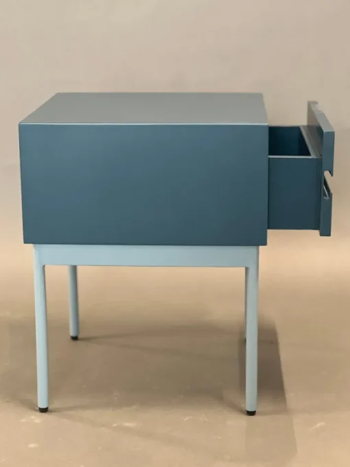 Pamono Vintage Blue Bedside Table Outlet