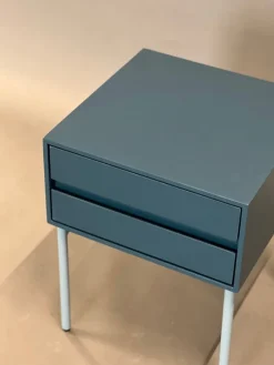 Pamono Vintage Blue Bedside Table Outlet