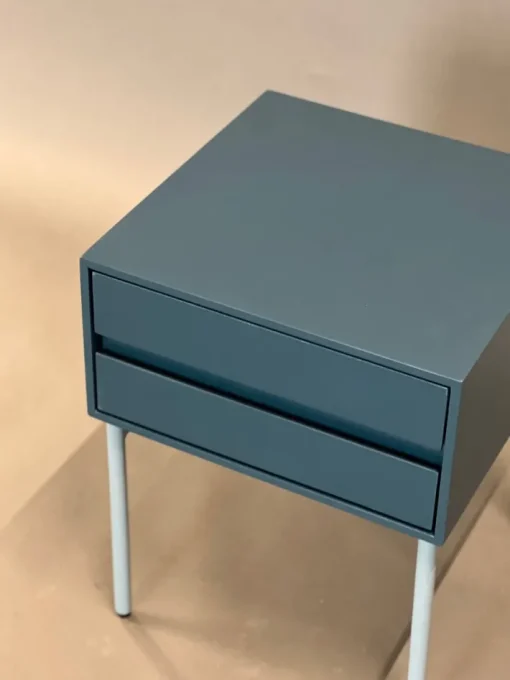 Pamono Vintage Blue Bedside Table Outlet