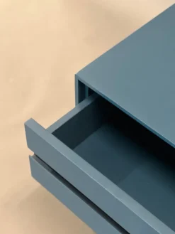 Pamono Vintage Blue Bedside Table Outlet