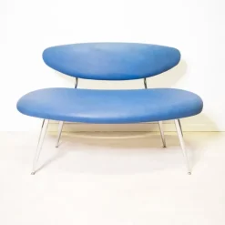 Pamono Vintage Blue Bench, 1960s Best