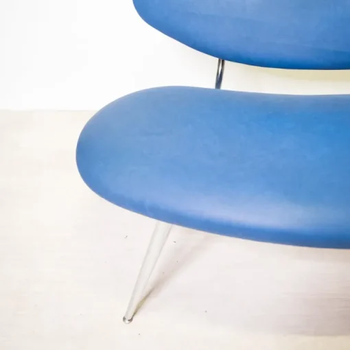 Pamono Vintage Blue Bench, 1960s Best