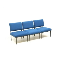 Pamono Vintage Blue Modular 3-Seater Sofa, 1970s, Set of 3 Discount