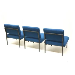 Pamono Vintage Blue Modular 3-Seater Sofa, 1970s, Set of 3 Discount