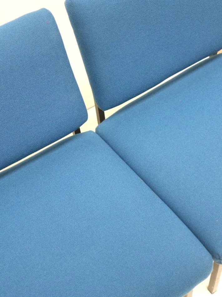Pamono Vintage Blue Modular 3-Seater Sofa, 1970s, Set of 3 Discount