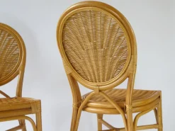 Pamono Vintage Bohemian Rattan & Wicker Peacock Seat, Set of 2 Discount