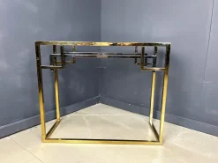 Pamono Vintage Brass and Chrome Console, 1970s Clearance