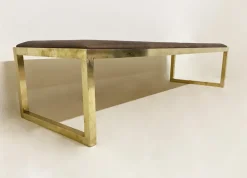 Pamono Vintage Brass Bench Outlet