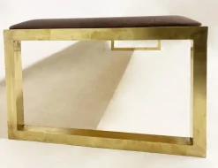 Pamono Vintage Brass Bench Outlet