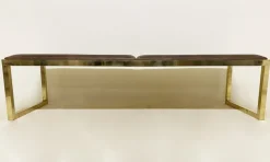 Pamono Vintage Brass Bench Outlet