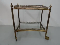 Pamono Vintage Brass Trolley, 1960s Sale